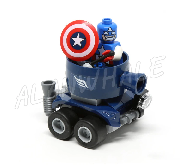 Строительные блоки 6 типов Мстители супербойцы Зеленый Гоблин паук капитан Череп