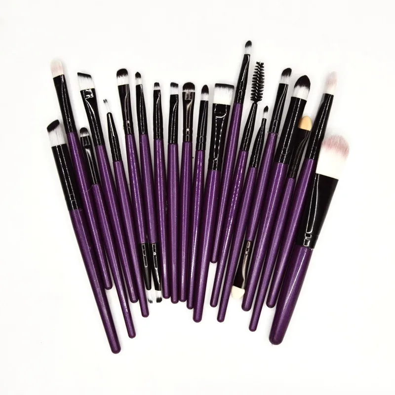 Набор кистей для макияжа SANIYE 20 шт. бровей основы пудры консилера румян набор