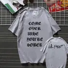 Футболка с принтом Lil Peep, трезвая летняя рубашка с рисунком, для турне, концерта, Новинка
