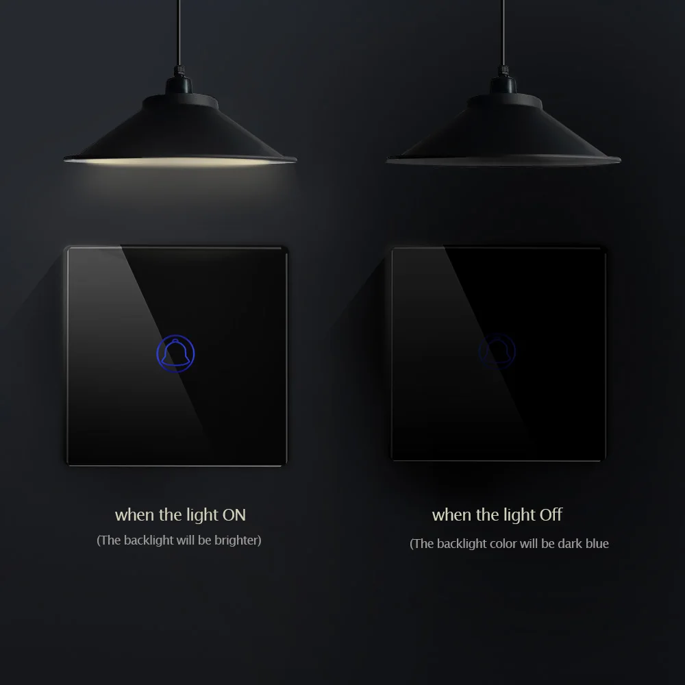 ЕС 1 банда дверной звонок контроллер сенсорный выключатель Умный дом