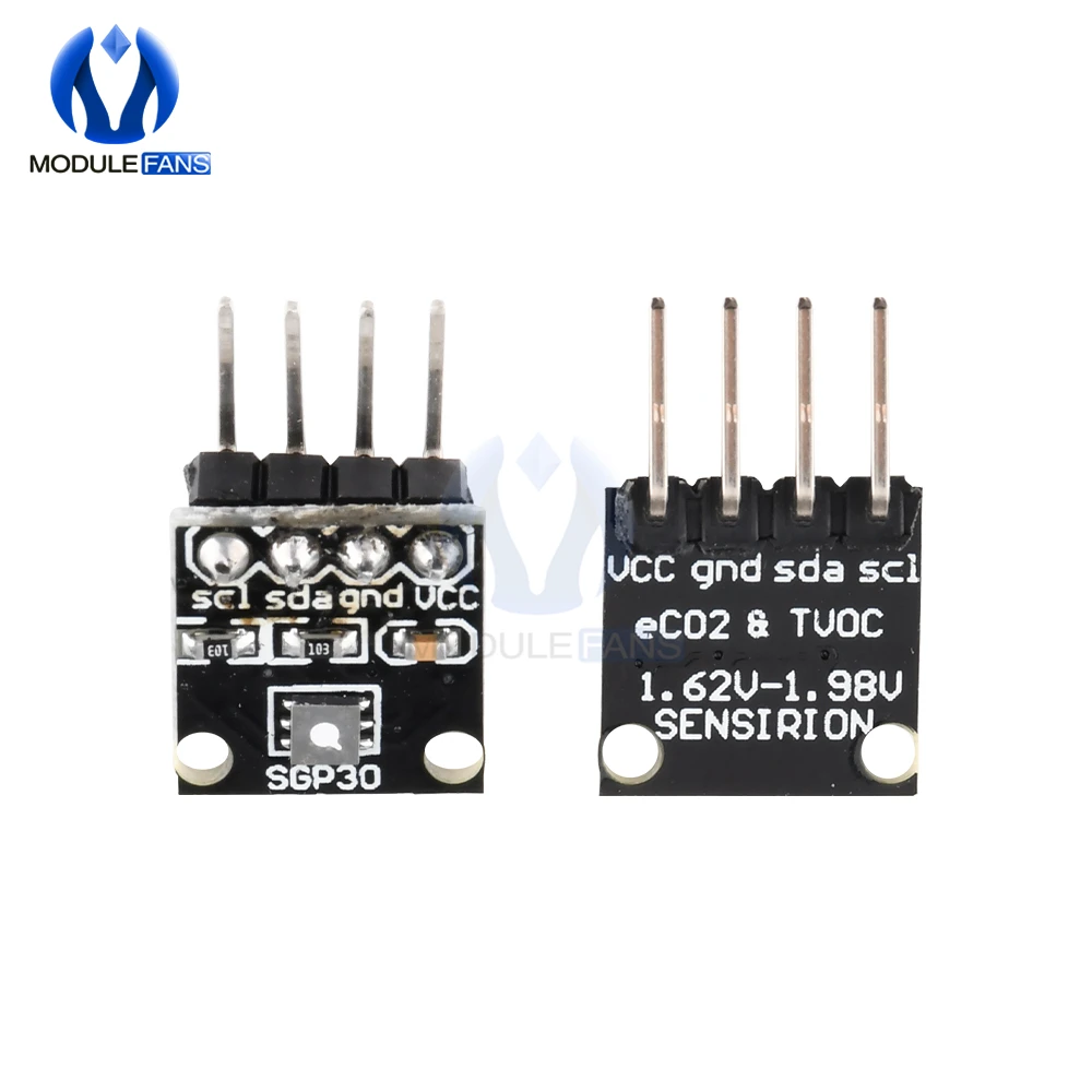 Датчик газа SGP30 eCO2 TVOC модуль IIC I2C интерфейс для измерения воздуха в помещении