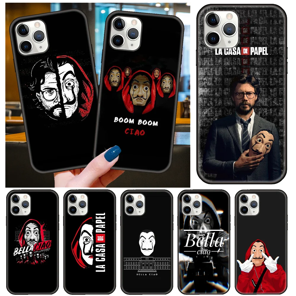 Чехол для телефона Apple IPhone 12 11 Pro XS MAX XR X 8 7 6S 6 Plus черный чехол Coque арт Etui Испания