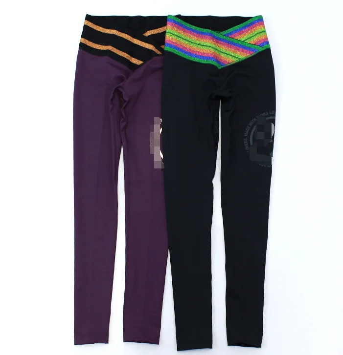 Новое поступление женские штаны для фитнеса трико бега леггинсы брюки длинные с