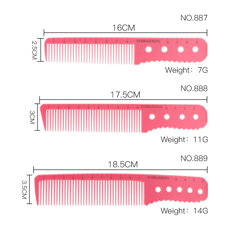 Расческа для стрижки волос со шкалой профессиональная расческа парикмахерских