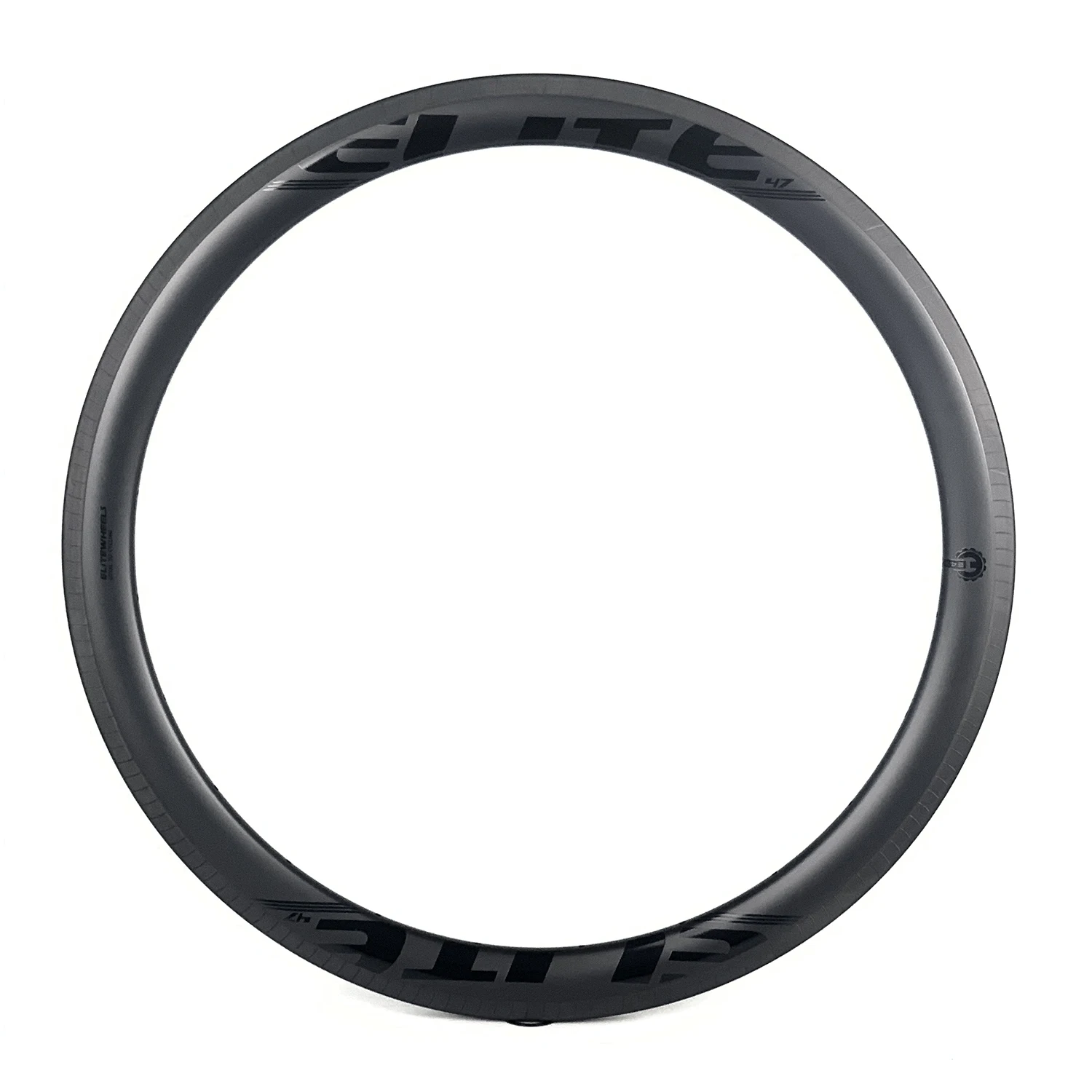 ELITEWHEELS 700c карбоновый обод 47 мм бескамерный UD матовая отделка Аэро тормозной
