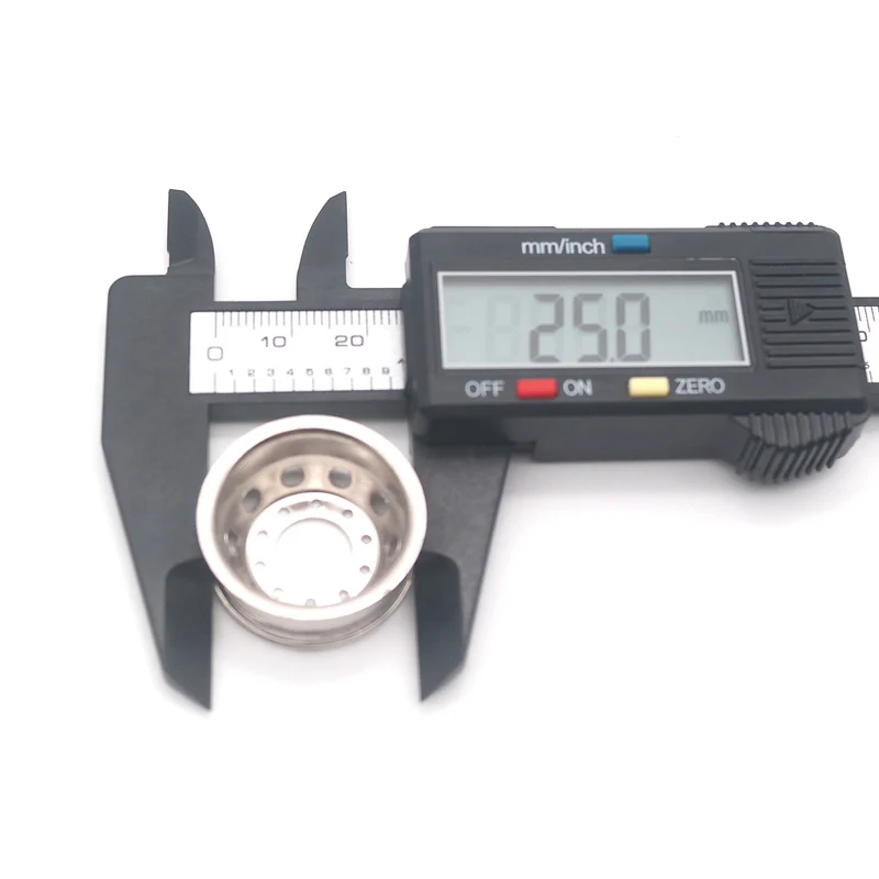 qin24 2 шт 124 rc шина грузовика 25 мм обод