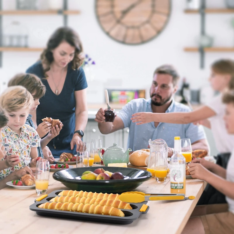 

2/3pcs Silicone Baking Tray Bakeware Non-stick Mold Styles For Baking French-Bread Breadstick Bread Roll Bakery Cake Mold Tools