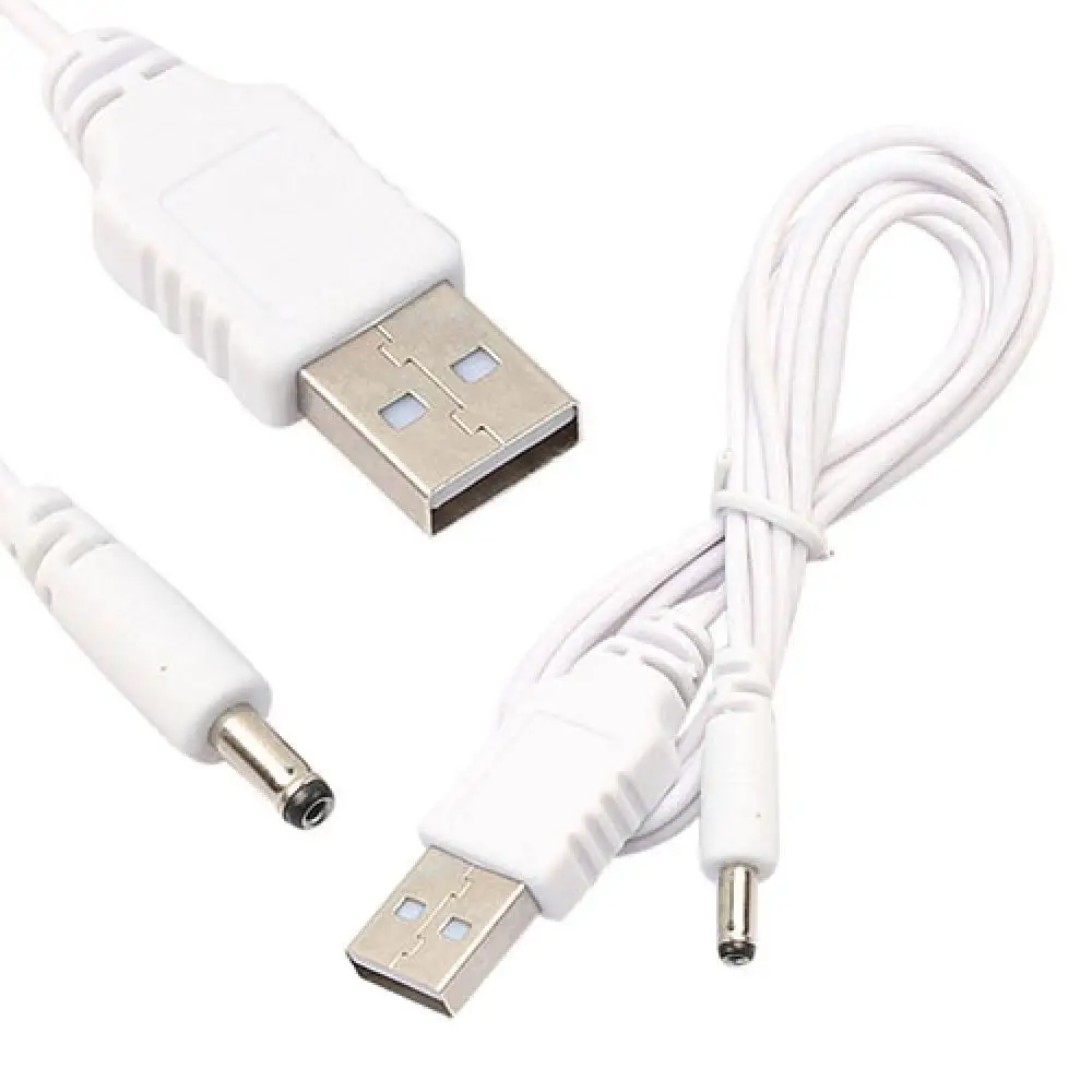 

1m USB DC Charging Cable 3.5mm x 1.35mm Female to USB Type A Male Adapter Power Cable Wire