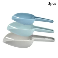 3pcs plastic buffets tongs candy grain coffee beans bbq ice sugar flour scoops shovel wedding bar party home kitchen tools