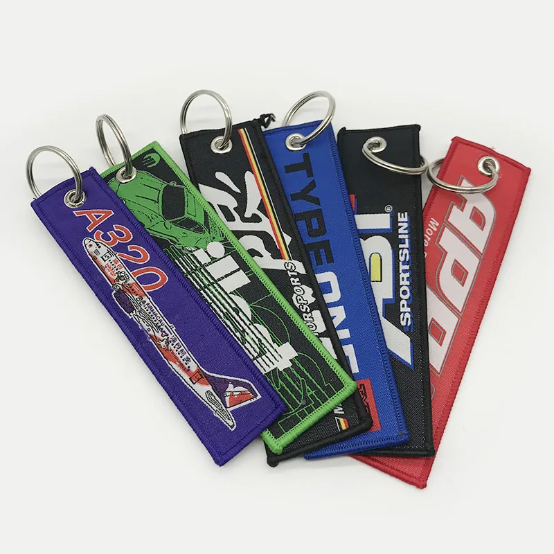 

Make 50pcs Small Order Embroidery Tag Promotional Gift with Custom Logo Text