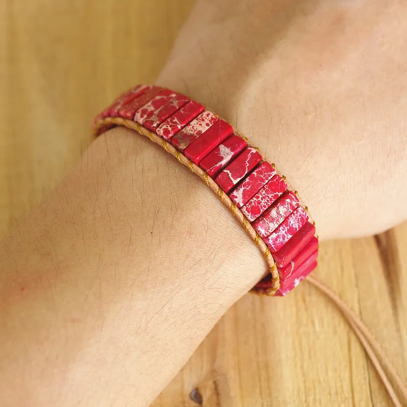 Ювелирные изделия ручной работы императорские камни трубчатые бусины чакра