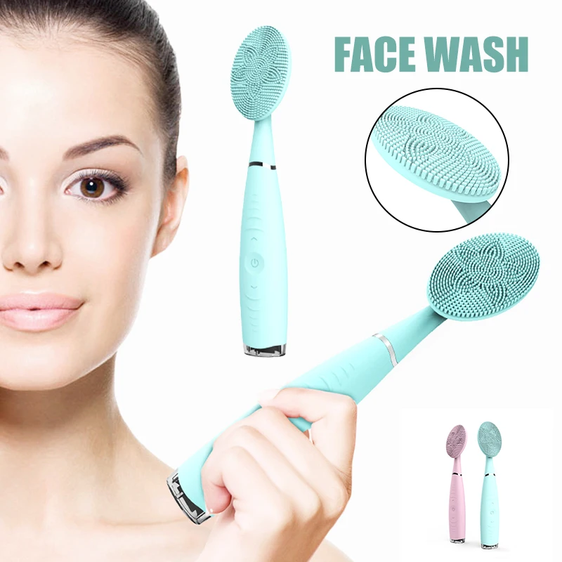 

Facial Cleansing Brush Waterproof Vibrating Rechargeable Face Cleansing Brush for Deep Cleansing Gentle Exfoliating SOYW889