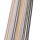 5 млот 1,2-2,4 мм Металлические Шариковые бусины цепи 7 цветов для рукоделия аксессуары для подключения оптовая продажа