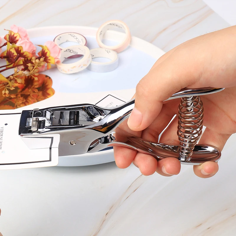 Дырокол для удостоверения личности перфоратор бумаги овальной формы аксессуары