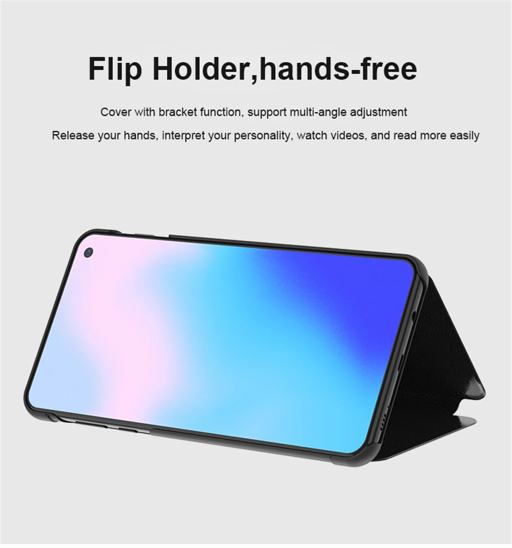 Кожаный чехол с окошком для Samsung Galaxy S8 S9 S10 Plus lite Note 10 9 8 J4 J6 A9 A7 откидные