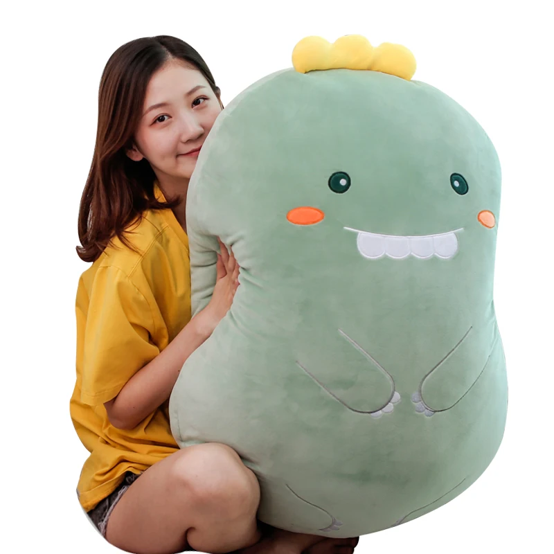 

40cm/60cm/80cm Lovely Fat Round Animals Plush Pillow Toy Soft Stuffed Mouse Rabbit Dinosaur Doll Sleeping Pillow Sofa Cushion
