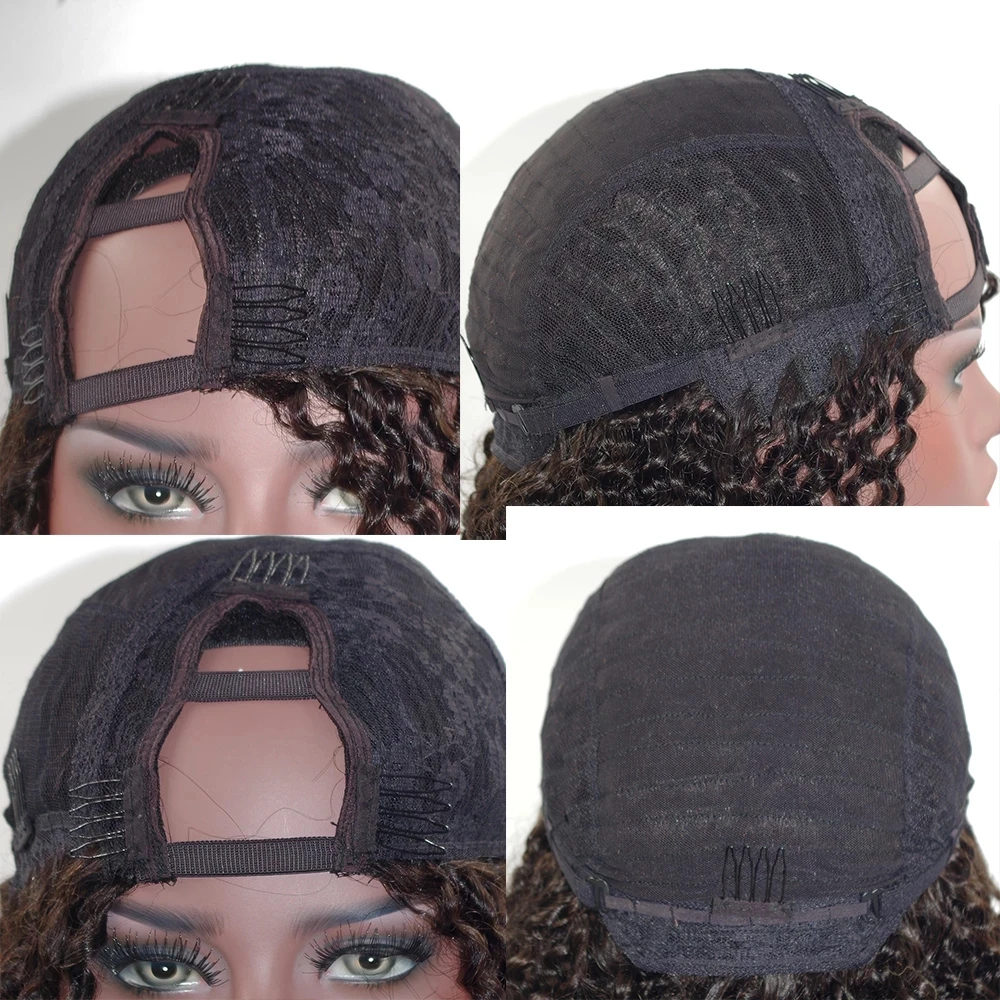 Simbeauty парики из человеческих волос с эффектом омбре коричневые светлые U образные