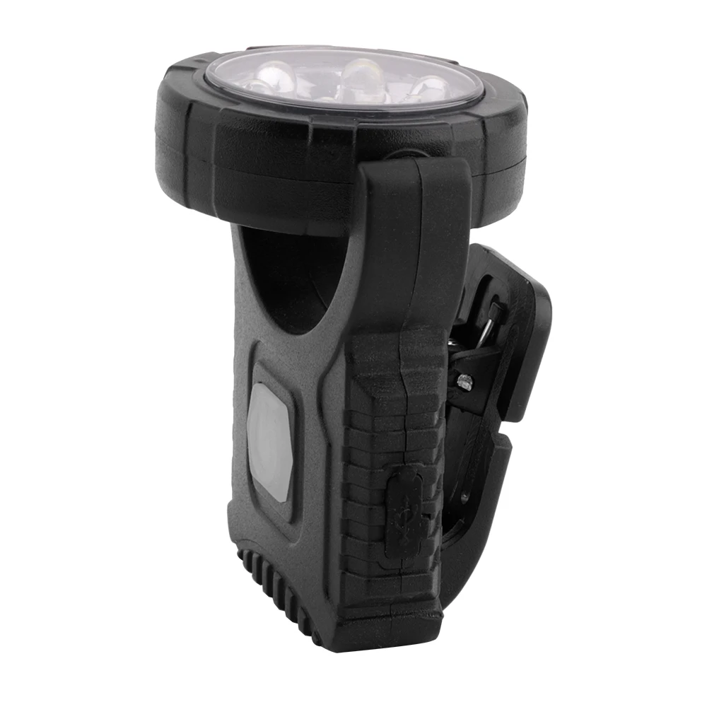 Мини cob LED рабочий свет USB Перезаряжаемые клип на лампа шапку Водонепроницаемый