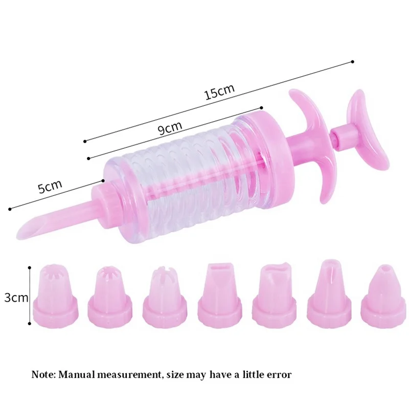 Инструменты для украшения торта экструдер мороженого соковыжималка пистолет с 8