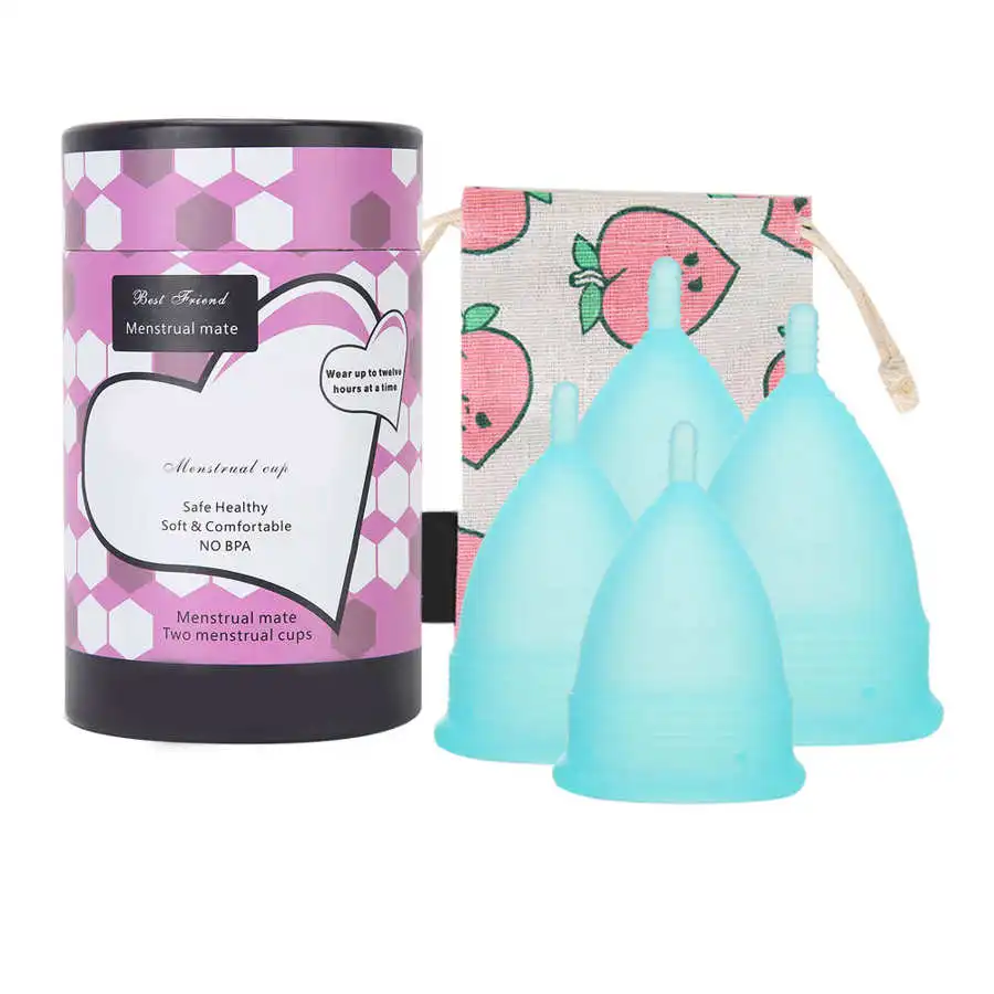 Женский гигиенический продукт силиконовая менструальная чашка многоразовая