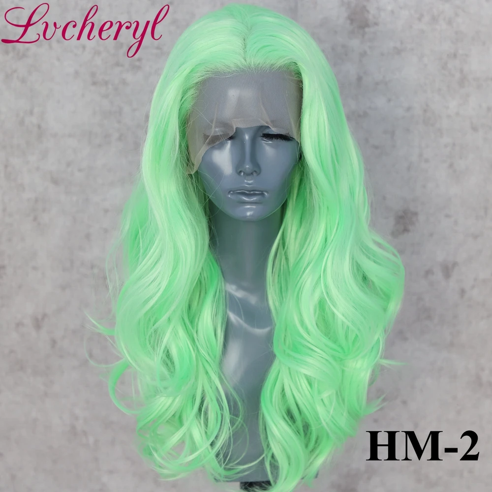 Парики Lvcheryl синтетические на сетке спереди термостойкие натуральные волосы