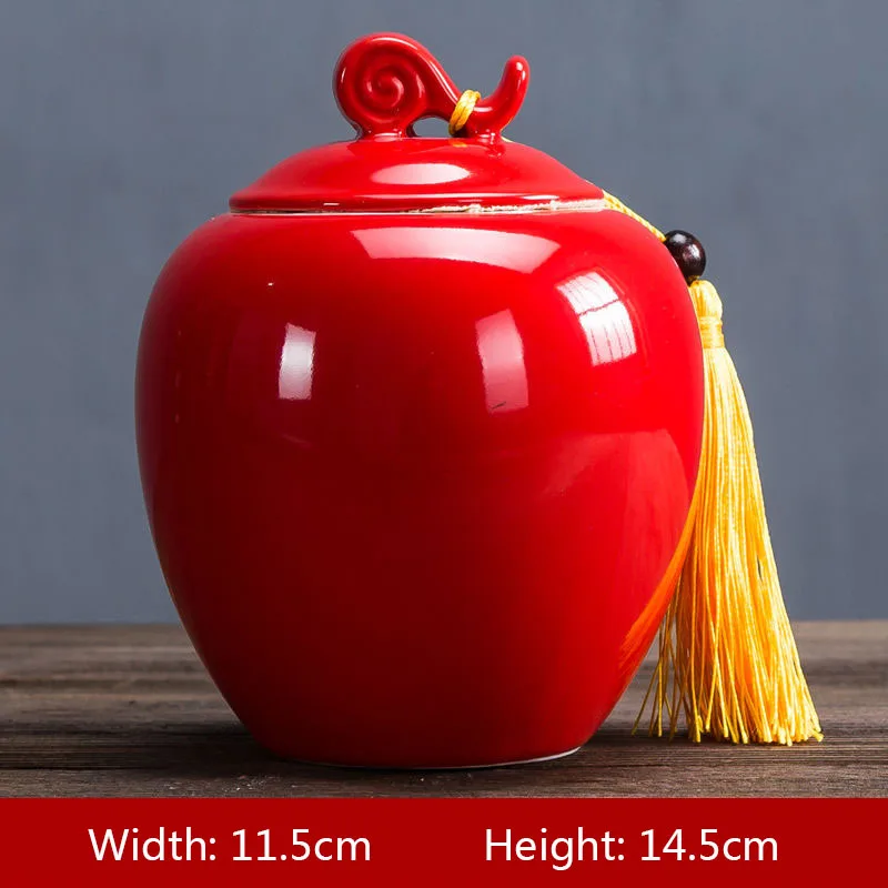 Банка для чая карамельных цветов Кухонный Контейнер хранения специй фарфоровая