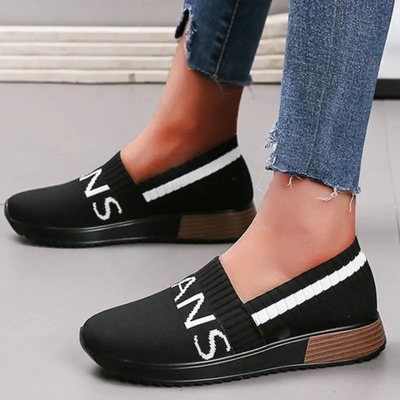 women flats shoes woman breathable mesh sneakers flatform wedges shoe slip on sandals chaussures femme zapatos mujer sapatoH1354 | Обувь