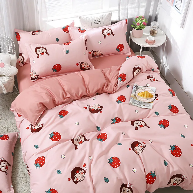 

Bedding Cotton Sheets Bedspread for The Bed Linen Duvet Cover Set Luxury 240x220 Double Together Queen Linens for The House Home