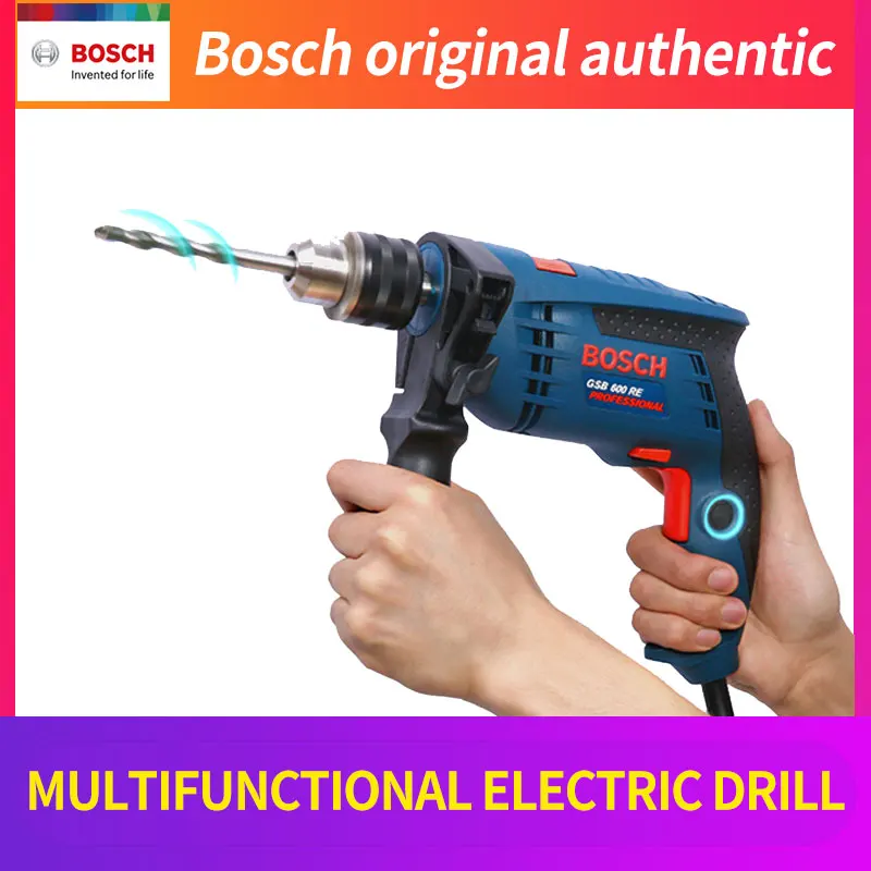 Bosch GSB600RE набор ударной дрели многофункциональный бытовой электродрель отвертка электрический молоток Toolbox