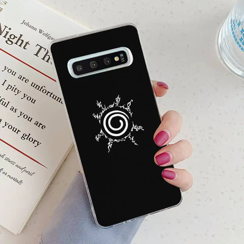 

Akatsuki logo Naruto Colorful Phone Case Transparent for Samsung A71 S9 20 HUAWEI p30 40 honor 10i 8x xiaomi note 8 Pro 10t 11