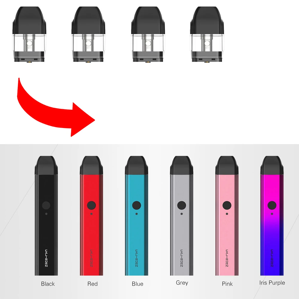 

4 Pcs/lot Original Replacement Pods Cartridge 2ml Vape Pod for UWELL Caliburn Kit Electronic Cigarette Vape Pod