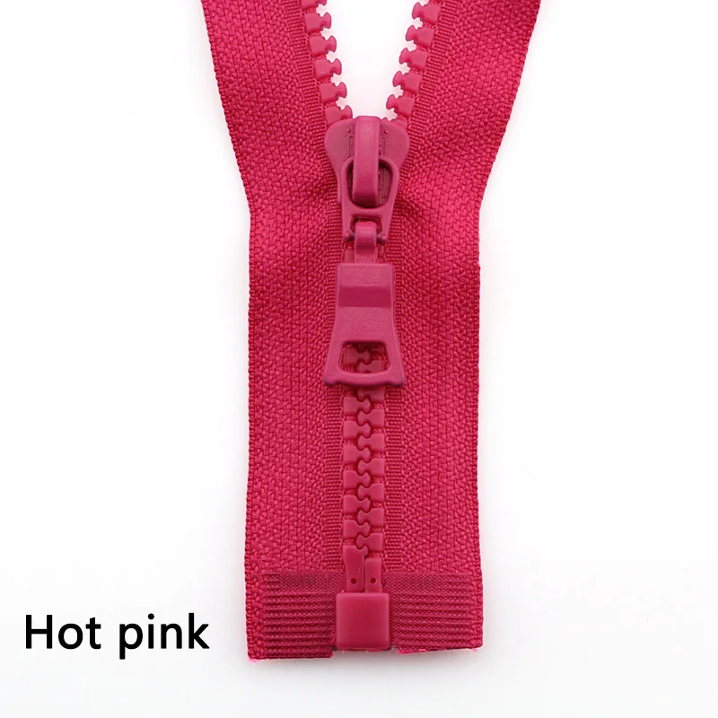 hot pink 5 шт. Meetee 5# молнии из смолы закрывают конец 15-25 см открытый конец 30-80 см застежка-молния швейная пуховая куртка сумки для одежды Домашний портной ремесла - Цвет: hot pink