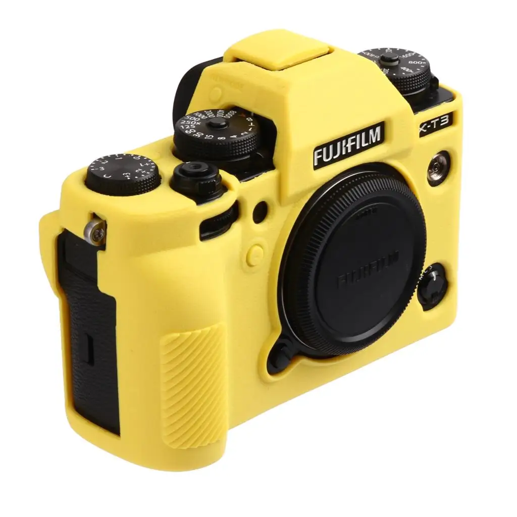 XT3 легкий чехол для камеры защитный fujifilm XT 3 беззеркальная камера черный желтый