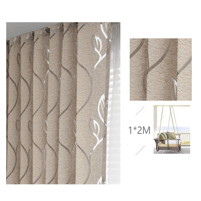 

Vine Curtains for Window Drapes European Modern Elegant Noble Printing Shade Curtain For Living Room Bedroom Decoration New