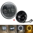 7 дюймов светодиодные фары мотоцикла 40 Вт60 Вт80 Вт90 Вт 7 дюймовый корпус фар кронштейны для H arley Yamaha Honda Suzuki