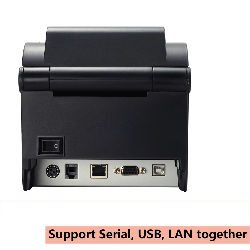 ITPP030 80 мм 3 дюймов принтер для тепловой печати штрихкодов-ярлыков Serial+ USB+ Ethernet Порты и разъёмы совместимый ESC/POS