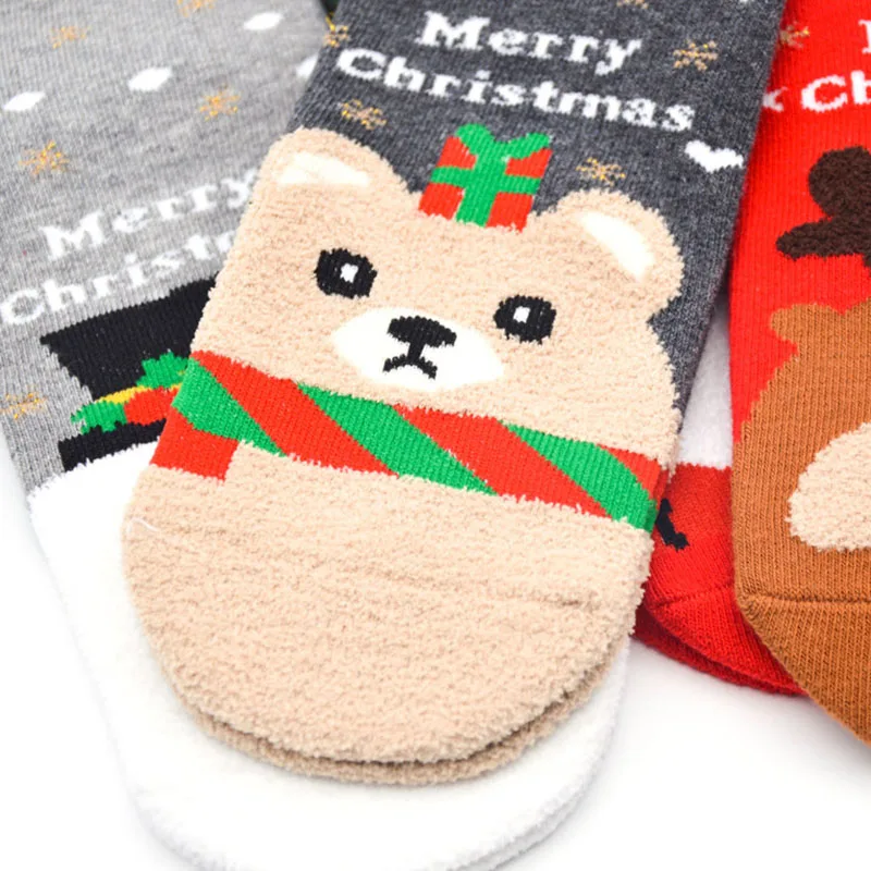 

Q Cotton Christmas Socks Christmas Decorations for Female Men Home Xmas Gifts Cristmas Decoration New Year Kerst Natal Navidad