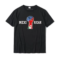 mexi rican funny pride mexico puerto rico flags mexirican t shirt family men top t shirts printing t shirt cotton custom