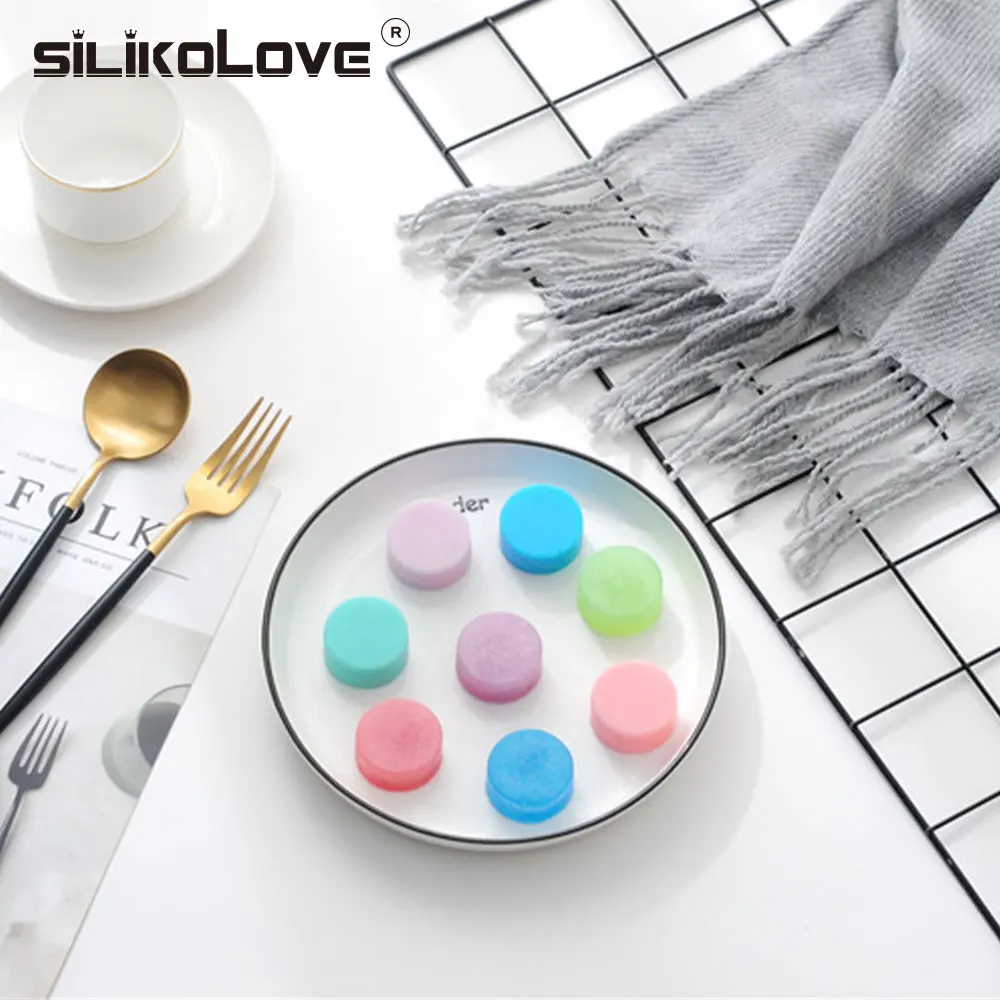 SILIKOLOVE 9 полости силиконовые формы для торта круглый мусс Пудинг ледяной лоток формы инструменты для украшения шоколадного торта 3d формы для выпечки