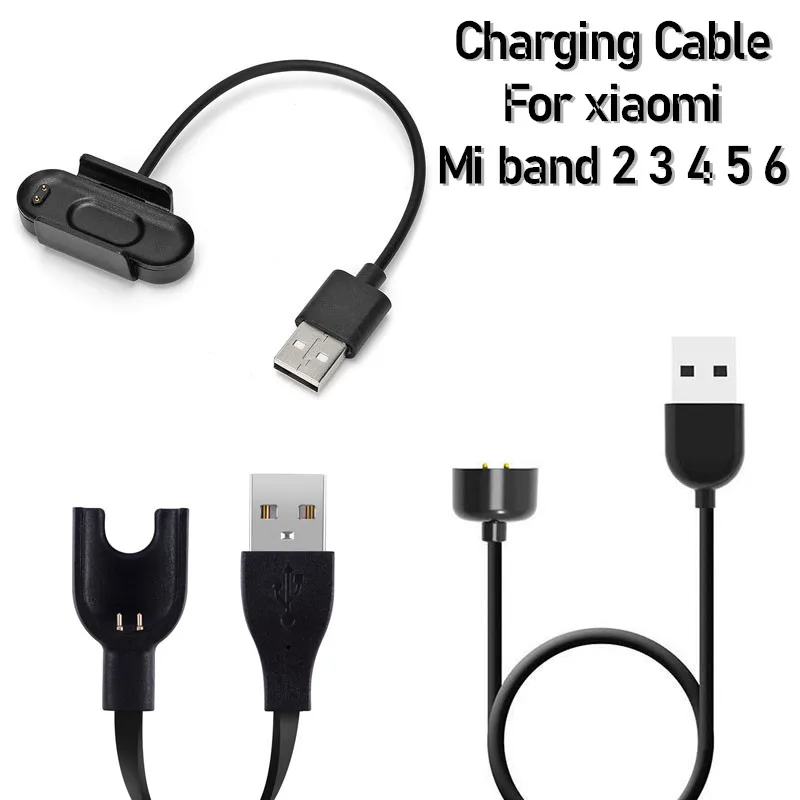 

Провод зарядного устройства для Xiaomi Mi Band 6 5 4 3 2, умный Браслет для Mi Band 5, зарядный кабель для Mi Band 4 3, USB-кабель для зарядного устройства