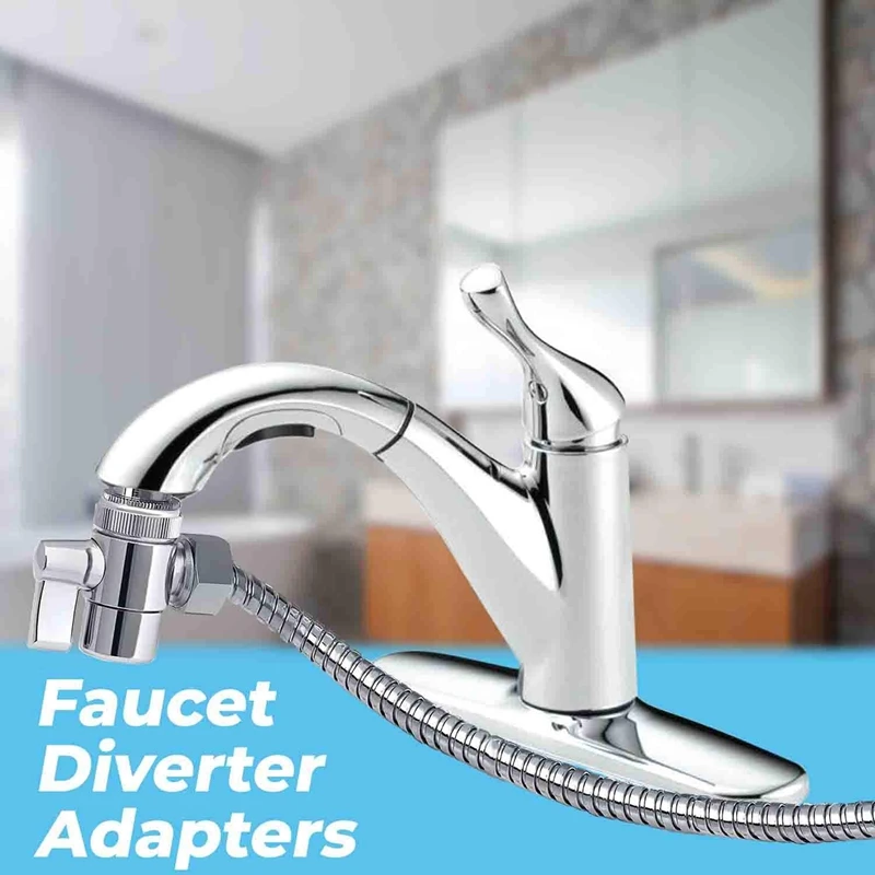 

Faucet Adapter Kit-Male Faucet Diverter Adapter for Sink - Garden Hose Connector- Water Filter- Kitchen Faucet Adapter