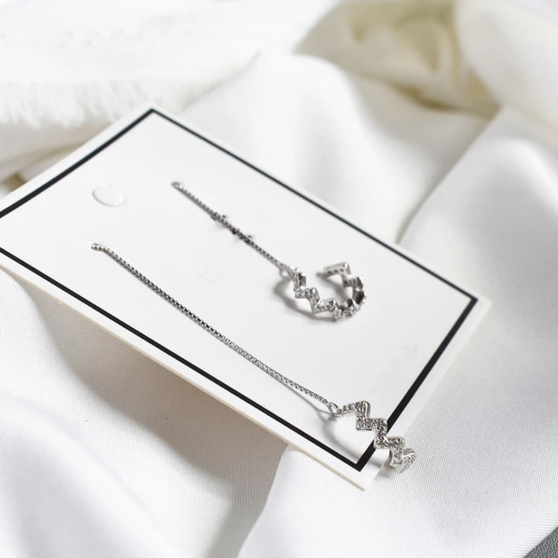 Новые женские серьги-каффы с кисточками серьги резьбой идеальный подарок на день