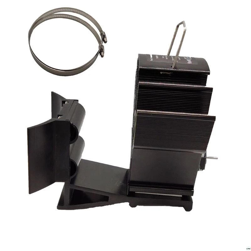 

New 4 Blades Heat Powered Fireplace Stove Hanging fireplace Fan Less than 25db