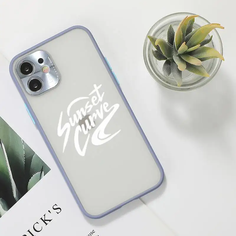 

Julie and the Phantoms Sunset Phone Case For iPhone 12 11 Mini Pro XR XS Max 7 8 Plus X Matte transparent Gray Back Cover
