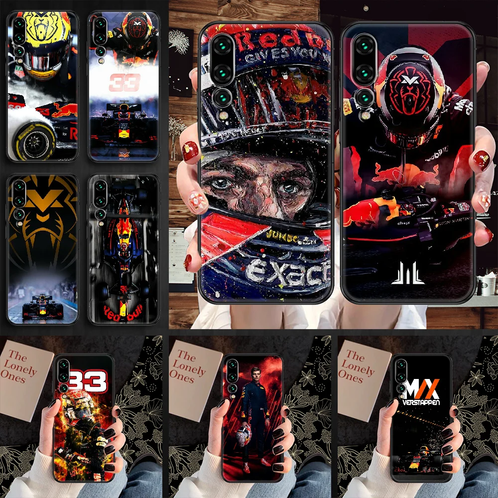 F1 Racer 33 номер телефонный чехол для Huawei P Mate P10 P20 P30 P40 10 20 Smart Z Pro Lite 2019 черный красивый