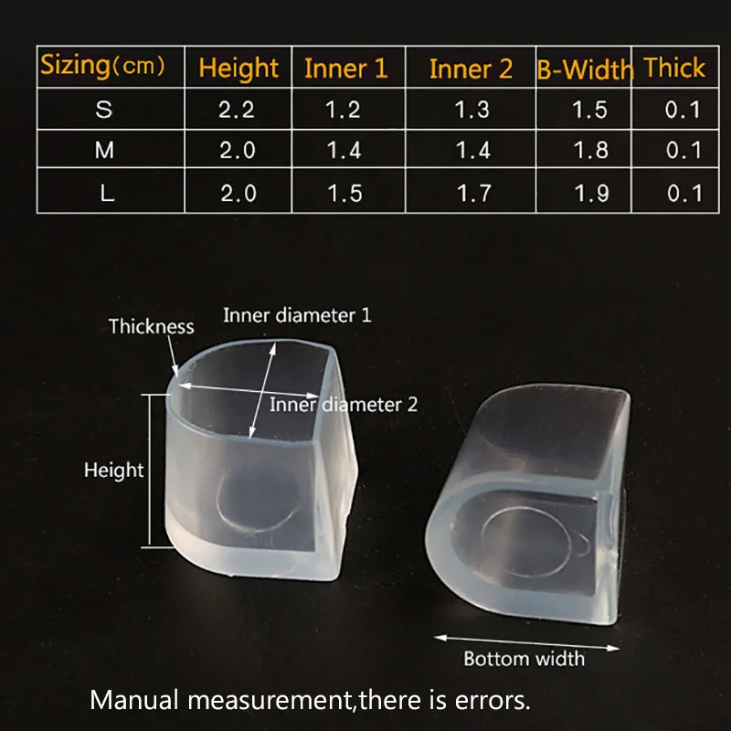 USHINE pairs Нескользящие силиконовые Туфли на каблуке для защиты пятки свадебных