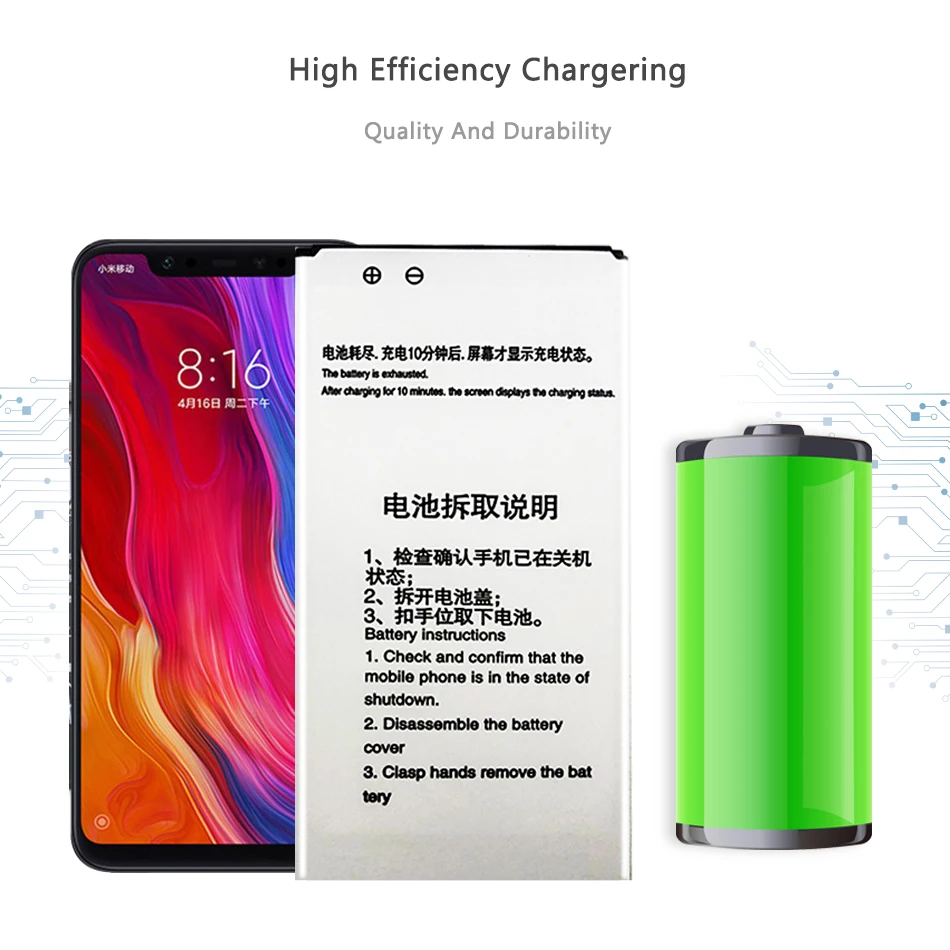 

Mobile Phone Battery 2100mAh for AKK A3