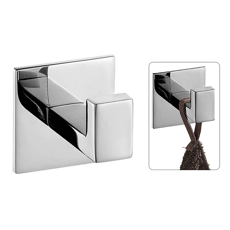 

Крючок для полотенец из нержавеющей стали, самоклеящийся, 304