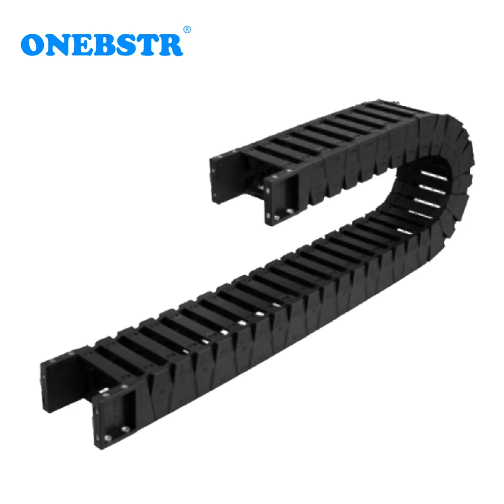 

JFLO 1 Meter S45x50mm S45x75mm S45x100mm Towline High-Speed Mute Wire Carrier Cable Drag Chain Tanks Chain Free Shipping