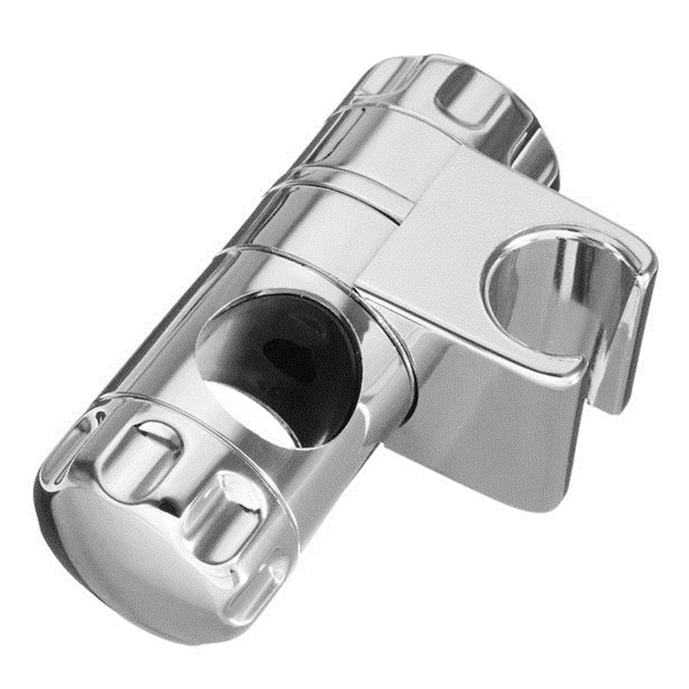 

Tube Bathroom Adjustable Clamp Shower Holder Bracket Replacement Slide Bar Rail ABS Plastic
